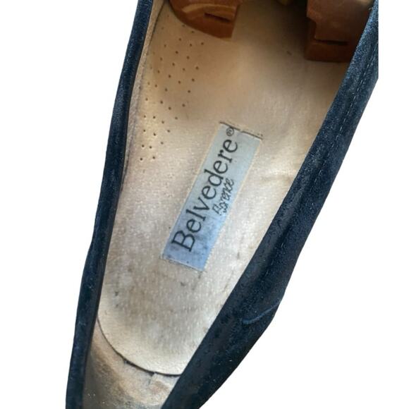 Belvedere Florence Men’s shoes 13 Black Suede - Picture 4 of 6